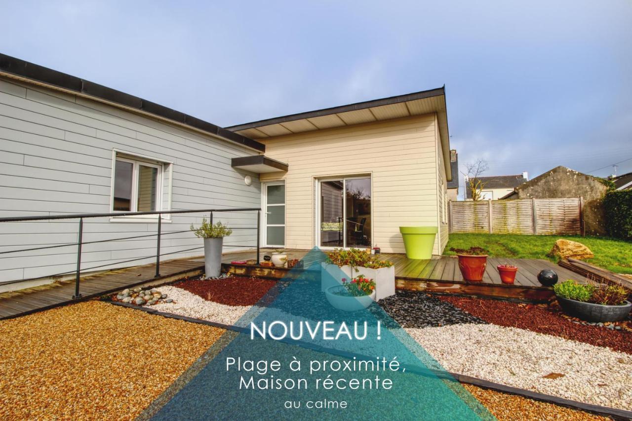 Maison Koant Ker - Proche Plage Tregana, Cadre Agreable Et Reposant, Sympathique Maison Au Calme Avec Petite Vue Mer Appartement Locmaria-Plouzane Buitenkant foto